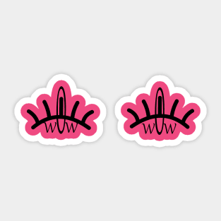 Eyelashes Sticker